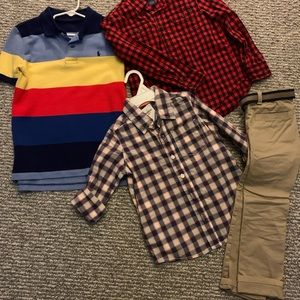 Gently used Dress Shirts and pant.